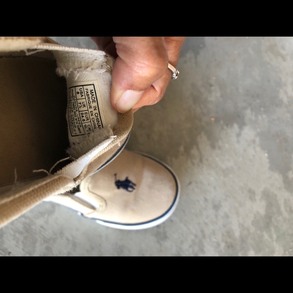 ❌SOLD❌polo Ralph Lauren slip on boy sneakers 8 - Picture 4 of 4